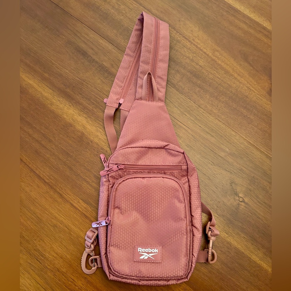 Reebok Bag with Adjustable Strap: Crossbody or Backpack